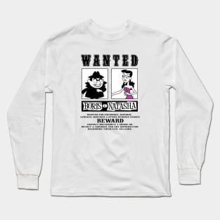 Wanted Poster Long Sleeve T-Shirt